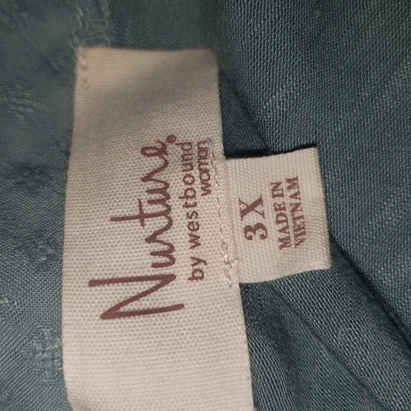 Boho 3XL Floral Knit Embroidered Pullover Babydoll Cottagecore Tunic Top New - Picture 6 of 10